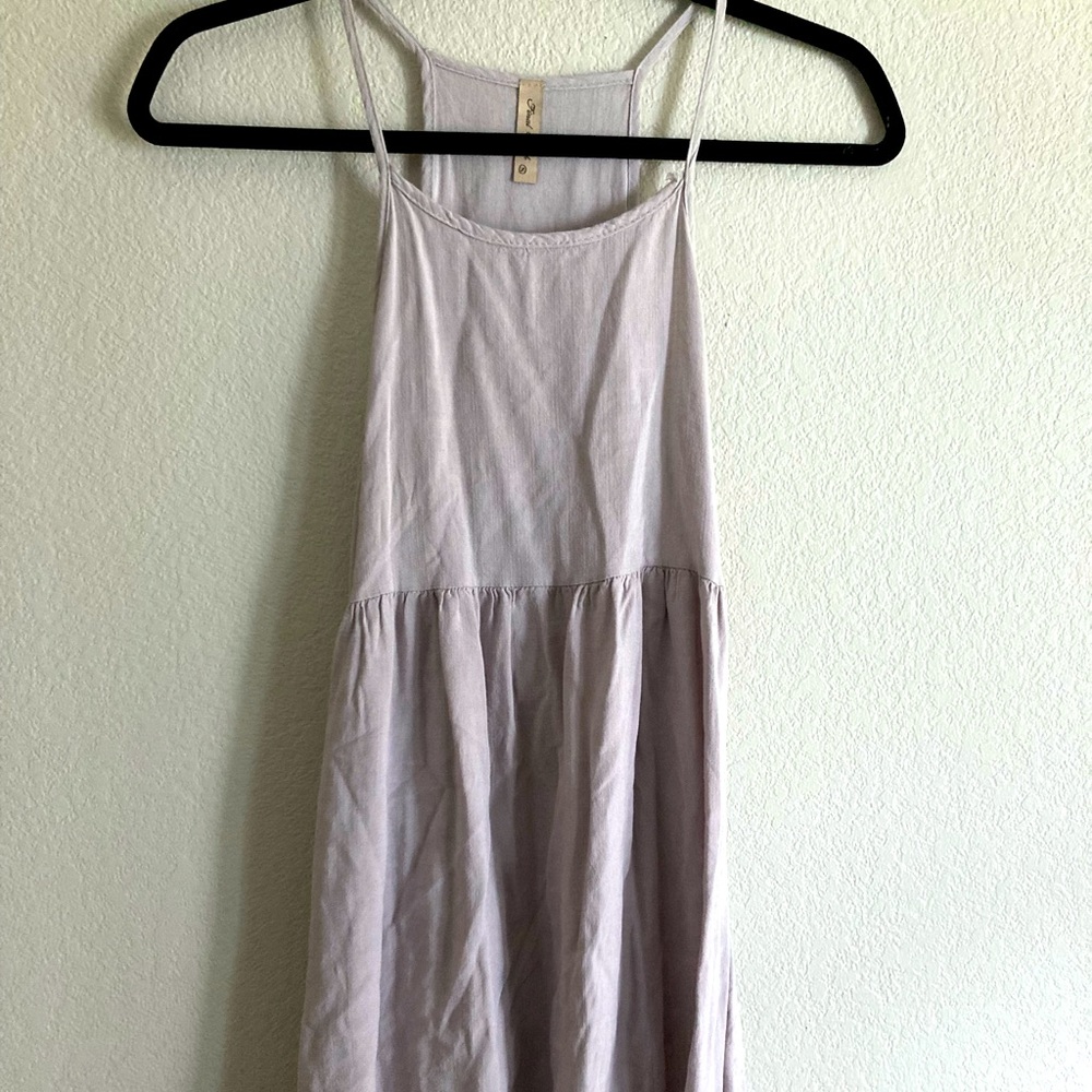 Flowy light purple tank top